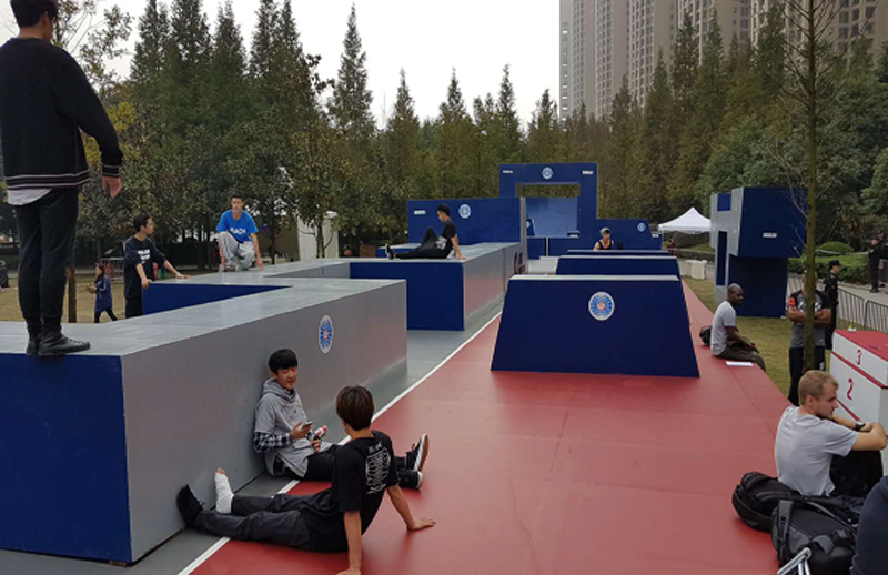 國際FISE極限運(yùn)動(dòng)巡回賽跑酷場(chǎng)地(四川成都)