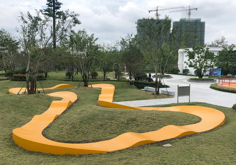 浙江省寧波市華潤(rùn)灣頭運(yùn)動(dòng)公園小輪車越野滑道