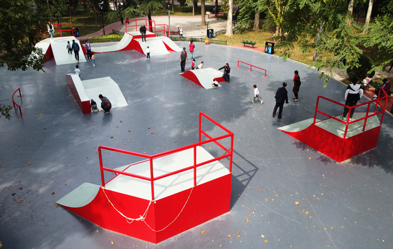 山東省淄博市人民公園極限運(yùn)動(dòng)場(chǎng)(街區(qū))