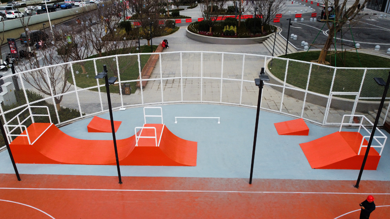 湖北省武漢市萬科未來中心極限運動場