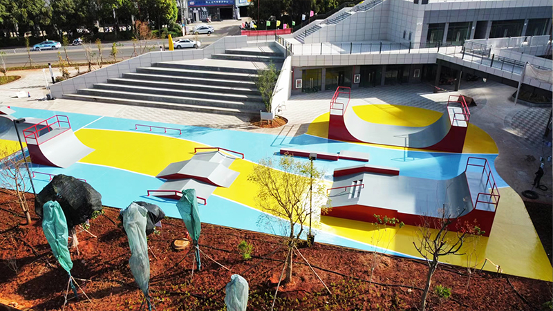 云南省昆明市南塘公園極限運(yùn)動場(街區(qū))