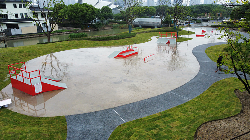 江蘇省昆山市夏駕河公園極限運動場