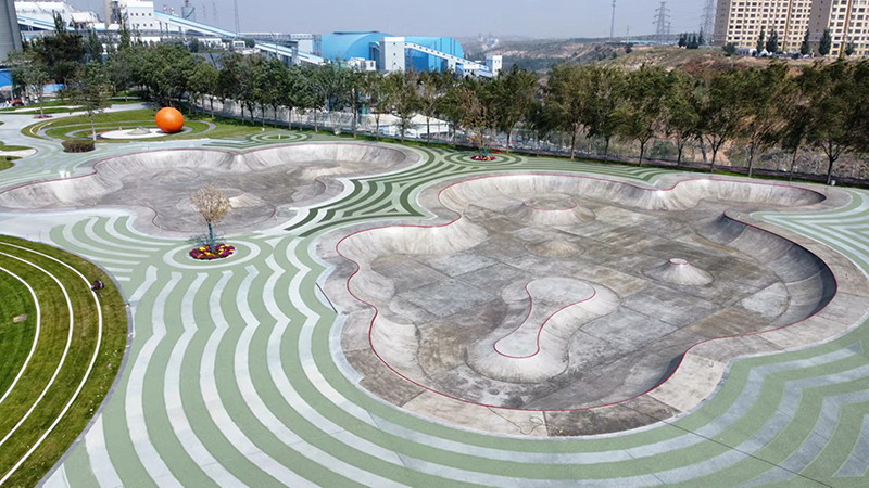 內(nèi)蒙古鄂爾多斯市蒙泰公園極限運動場